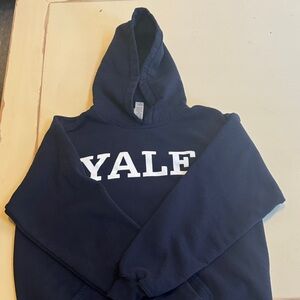 Gildan Dark Blue Hoodie with Yale logo